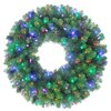 Celebrations Platinum 36 in. D X 0 ft. L LED Prelit Multicolored Mixed Pine Christmas Wreath MPWR-36-WAC6MUA